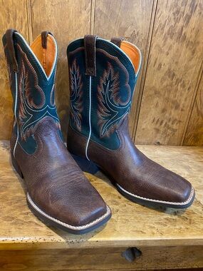 Ariat Wilder Leather Cowboy Boots